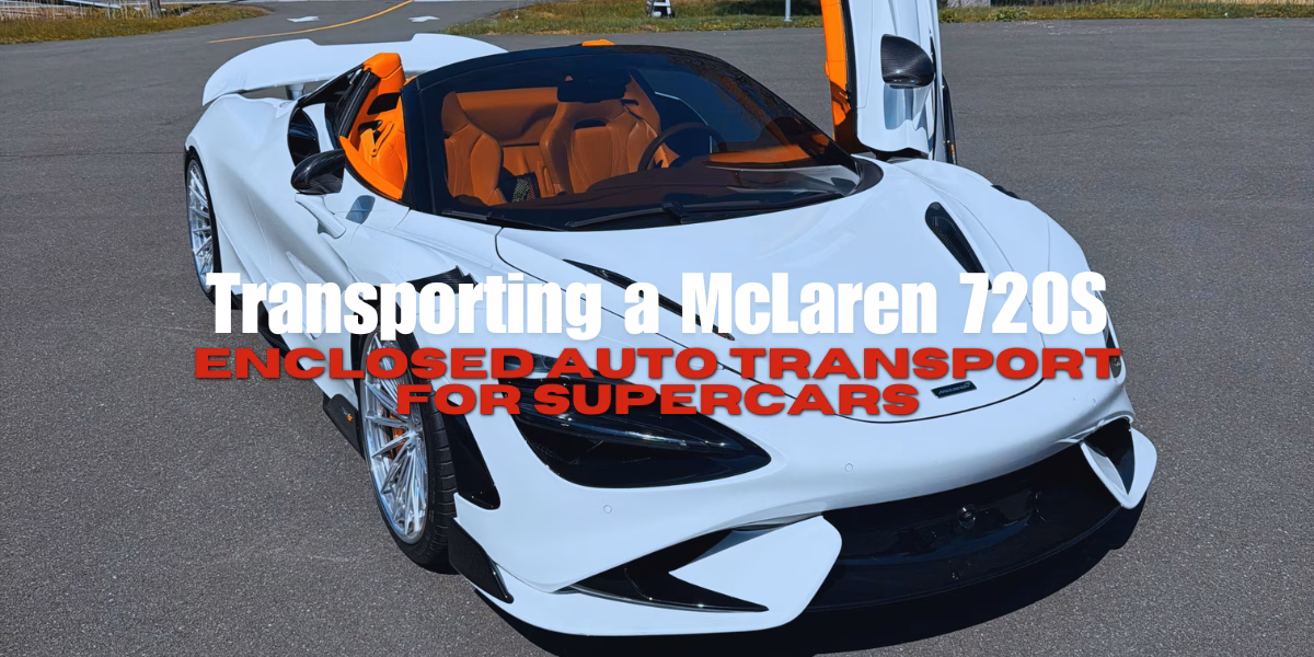 Transporting a McLaren 720S: Why Enclosed Auto Transport Is the Only Option for Supercars
